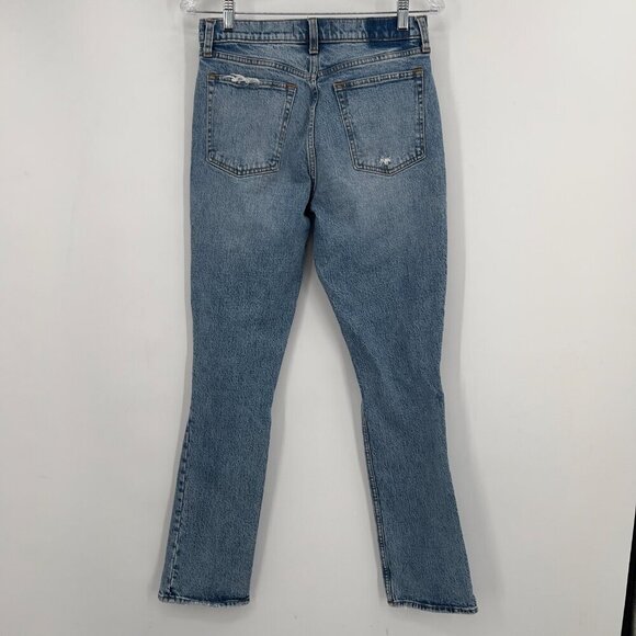 Abercrombie & Fitch The 90’s Skinny High Rise Distressed Jeans Women’s Size 29 - Picture 5 of 10